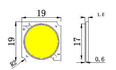 _s- LED COB LC1919 