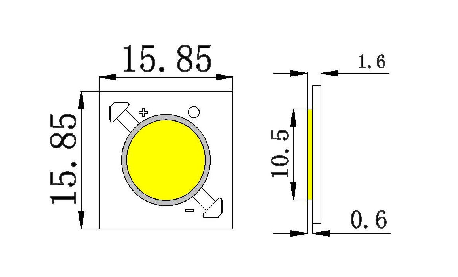 臺(tái)榮-LED COB1616LED燈珠